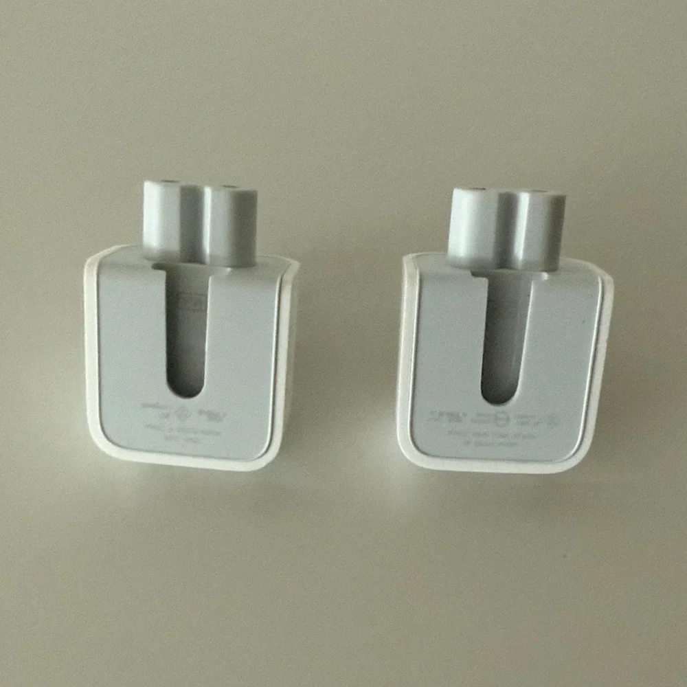2 Apple Charger Duckhead Adapter Wall Plug